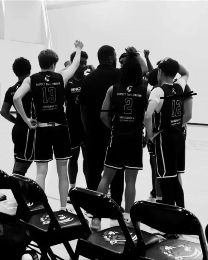 Kingdom International Prep team huddle